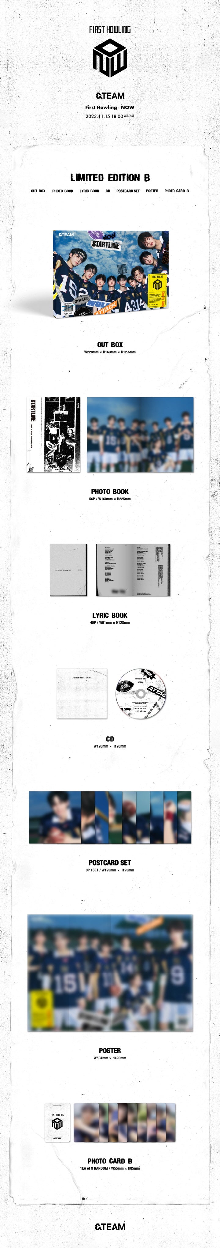 K-POP/アジア &amp;TEAM FIRST HOWLING NOW Team - First Howling: NOW [Limited Edition A] - Amazon.com Music