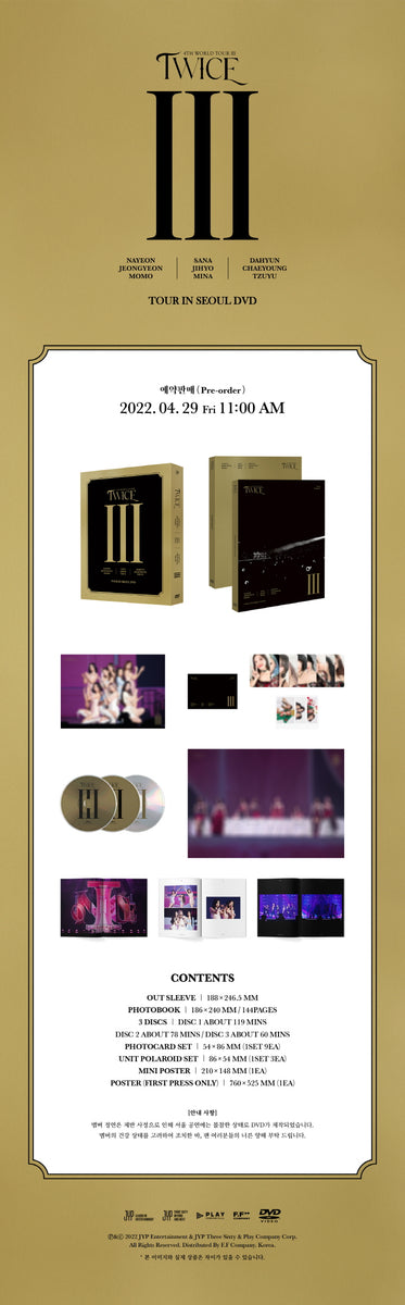 TWICE - [TWICE 4TH WORLD TOUR Ⅲ IN SEOUL] (DVD