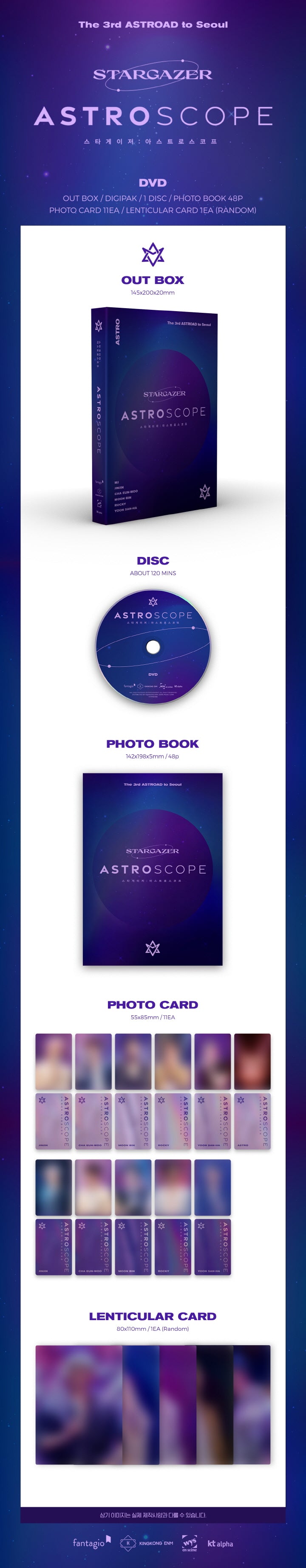 ASTRO - [STARGAZER : ASTROSCOPE] The 3rd ASTROAD to Seoul DVD