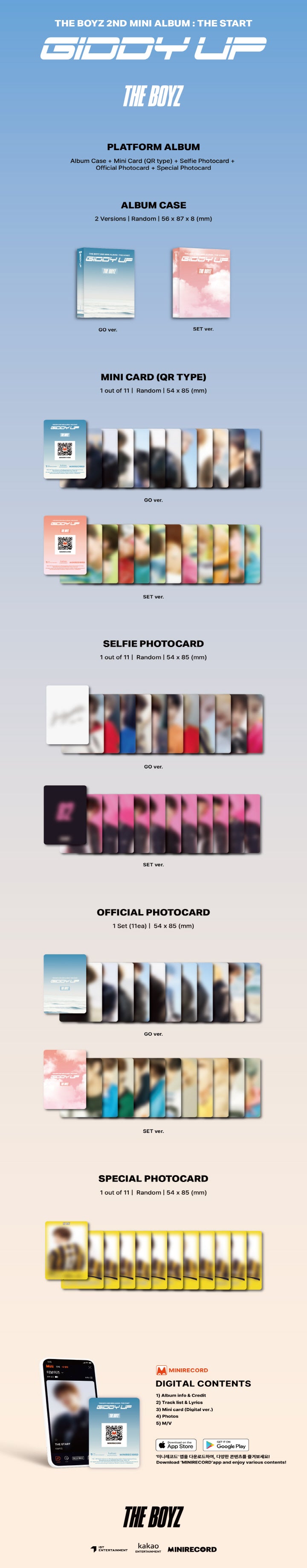 THE BOYZ - [THE START] (2nd Mini Album PLATFORM 2 Version SET