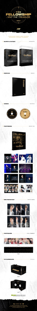 ミュージック ATEEZ THE FELLOWSHIP : MAP THE TREASURE ATEEZ - WORLD TOUR THE FELLOWSHIP : MAP THE TREASURE SEOUL