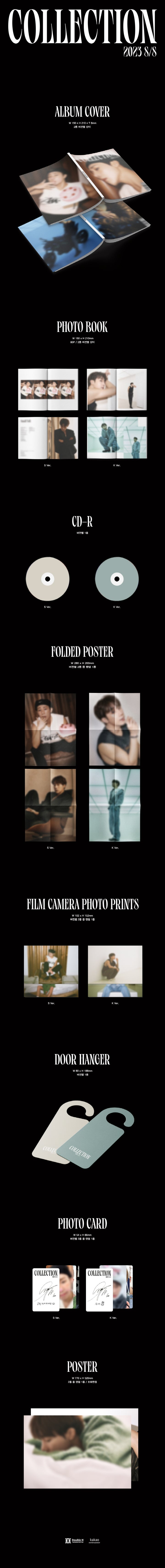 1 CD
1 Photo Book (80 pages)
1 Folded Poster (random out of 2 types)
1 Film Camera Photo Prints (random out of 2 types)
1 ...
