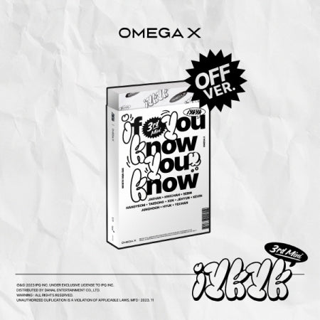 OMEGA X - [IYKYK] (3rd Mini Album OFF Version) – kpopalbums.com