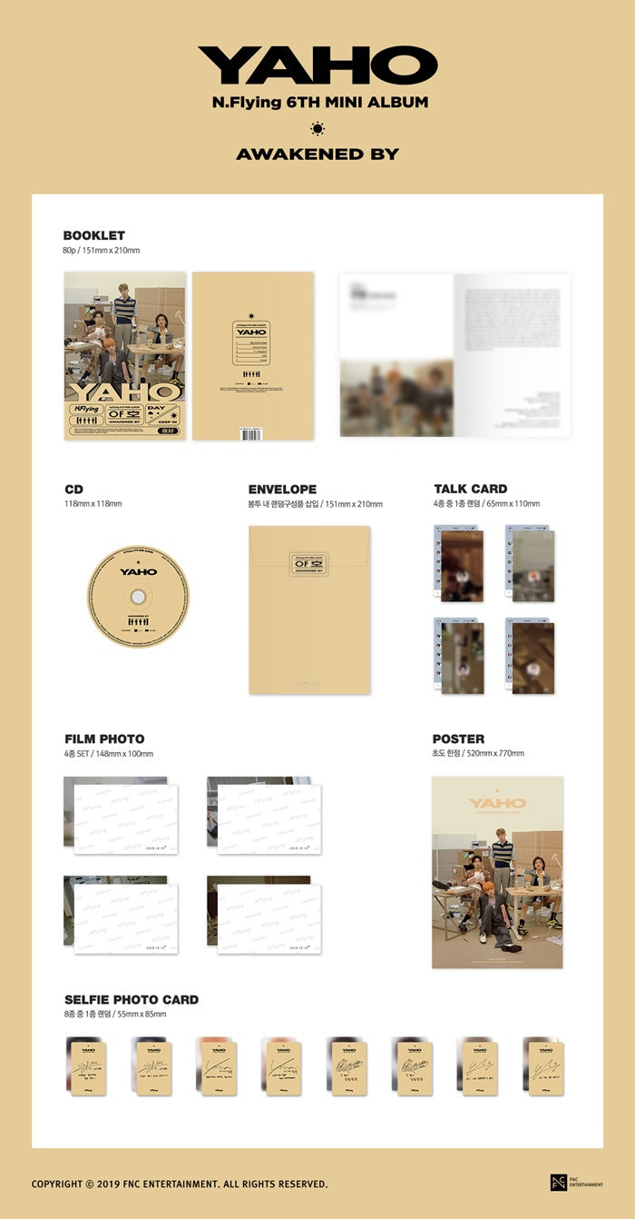 N.Flying - [Yaho/夜好] (6th Mini Album 2 Version SET) – kpopalbums.com