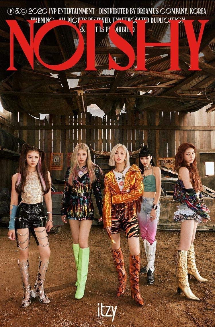 ITZY - [Not Shy] 3rd Mini Album 3 Version SET