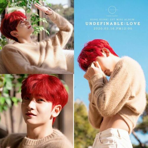 HONG EUNKI 1ST MINI ALBUM [UNDEFINABLE:LOVE] Eun-man's interpretation of love, which is always invisible but not limited a...