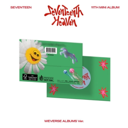 SEVENTEEN - [SEVENTEENTH HEAVEN] 11th Mini Album WEVERSE ALBUMS Version + WEVERSE Gifts