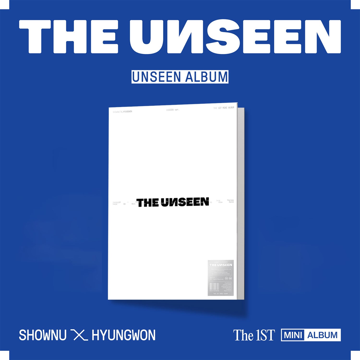 SHOWNU X HYUNGWON - [THE UNSEEN] (1st Mini Album Limited Edition UNSEEN Version)
