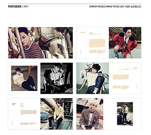 1 CD
1 Photo Book (72 pages)
1 Random Card