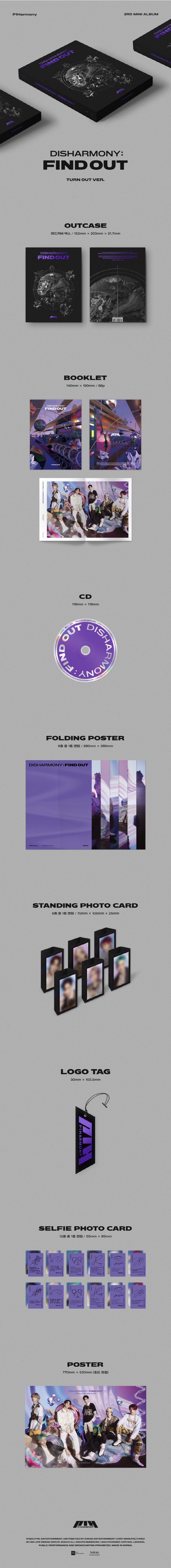 1 CD
1 Booklet
1 Folding Poster (random out of 6 types)
1 Lenticular Photo Card (random out of 6 types) or 1 Standing Phot...
