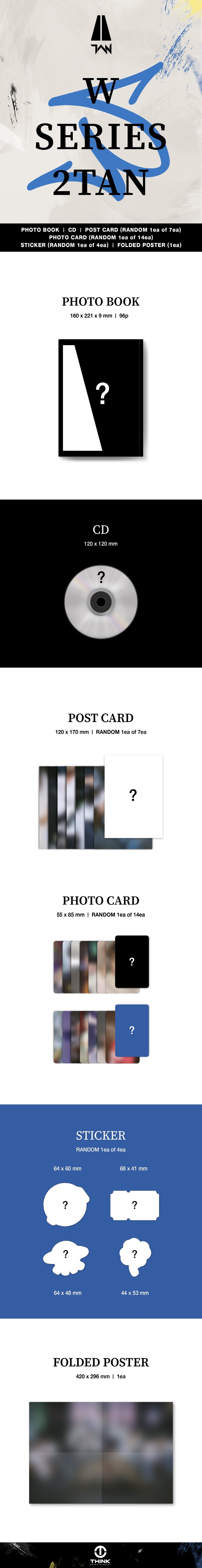 1 CD
1 Photo Book (96 pages)
1 Post Card (random out of 7 types)
1 Photo Card (random out of 14 types)
1 Sticker (random o...