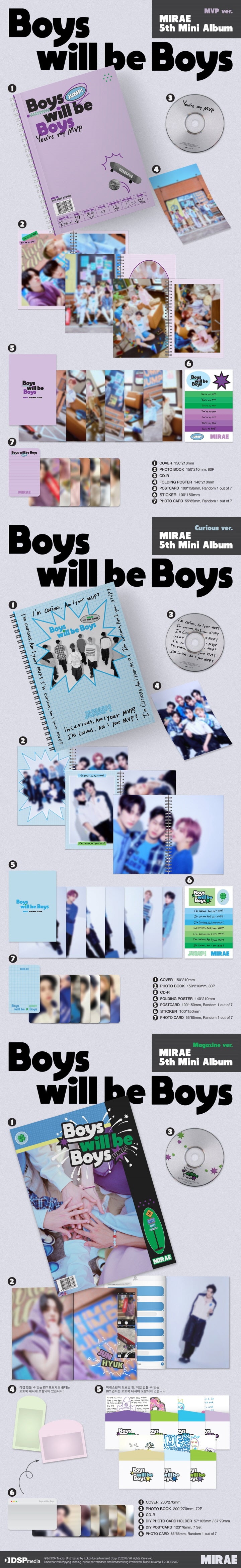1 CD
1 Photo Book (80 pages)
1 Folding Poster
1 Postcard (random out of 7 types)
1 Sticker
1 Photo Card (random out of 7 t...