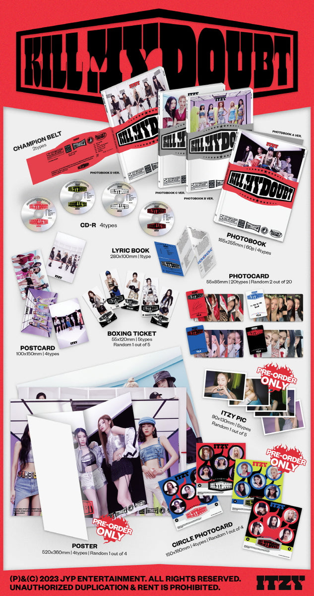 ITZY - [KILL MY DOUBT : BET ON ME] (Special Edition RANDOM