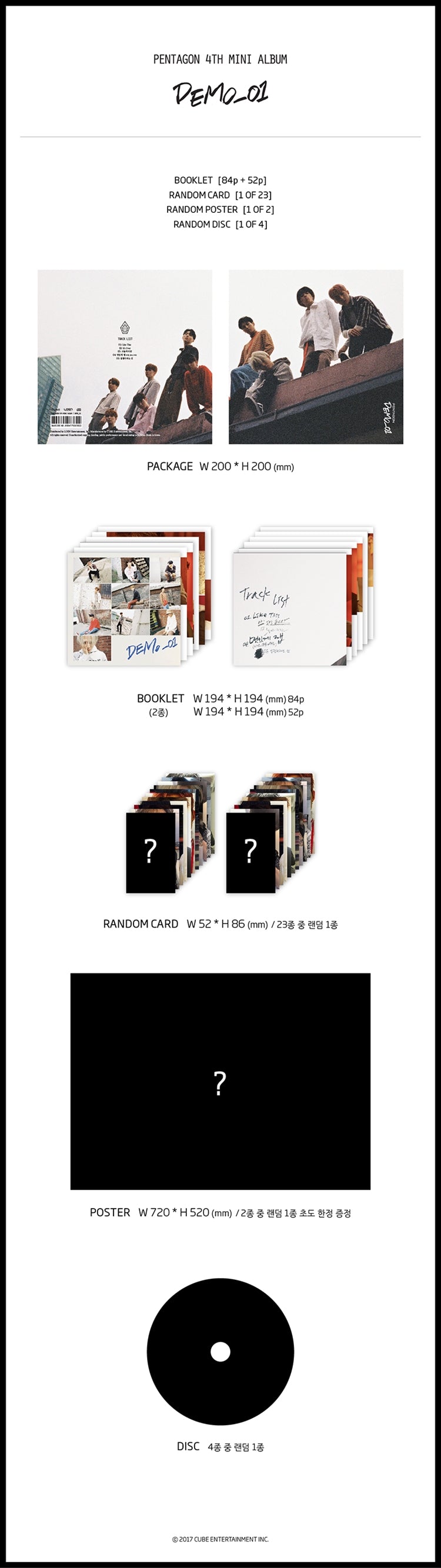 1 CD
2 Booklet (84 + 52 pages)
1 Photo Card