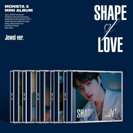 MONSTA X - [SHAPE of LOVE] (11th Mini Album Jewel Case KIHYUN Version)