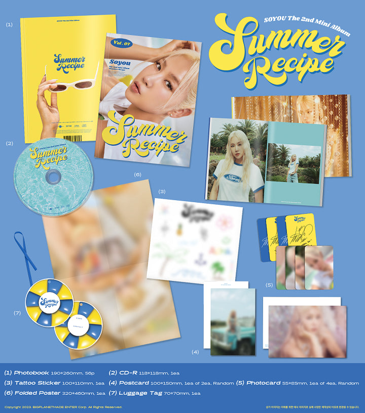 Returning Summer Queen Soyou, 2nd mini album 'Summer Recipe' released on July 26th! Soyou's 2nd mini album 'Summer Recipe'...