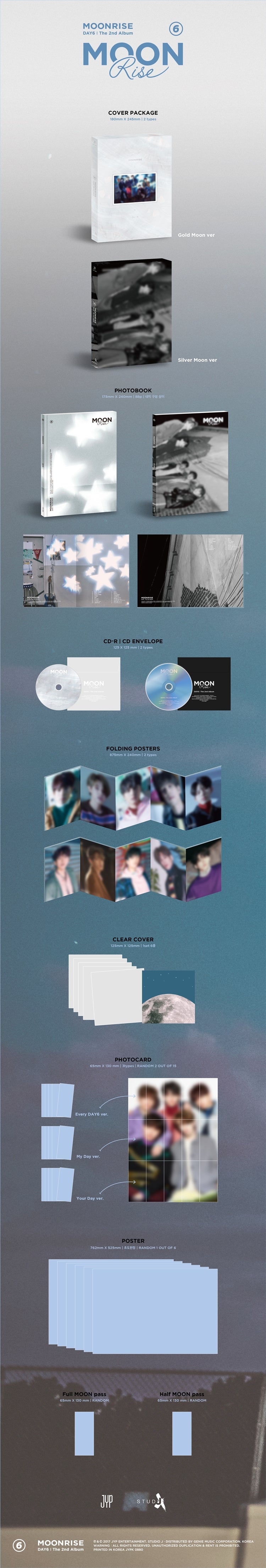 1 CD
1 Photo Book (88 pages)
1 Folding Poster
1 Clear Cover Set
2 Photo Cards
