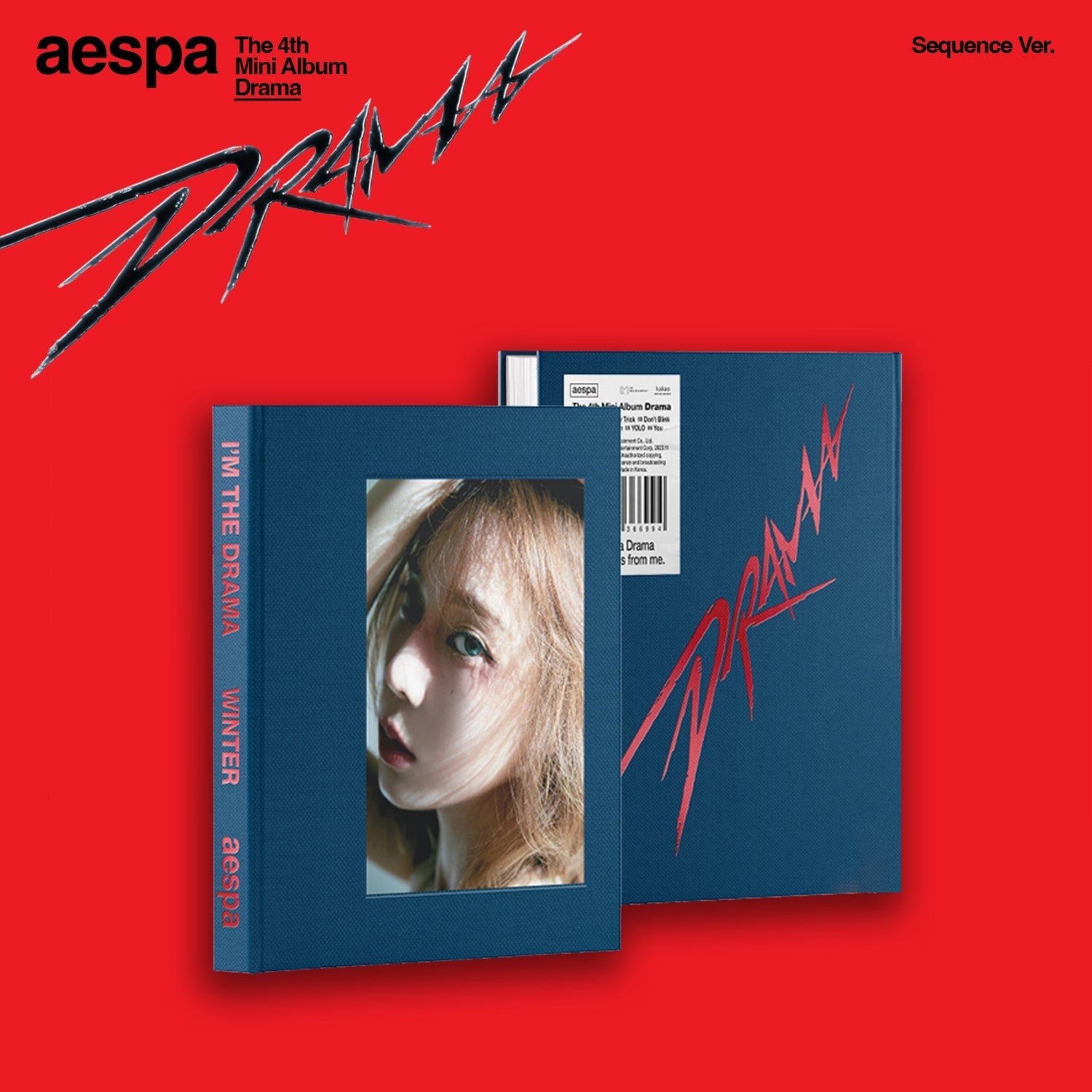 Cover)　(WINTER)　Version　B　Mini　AESPA　SEQUENCE　Album　[Drama]　(4th　–