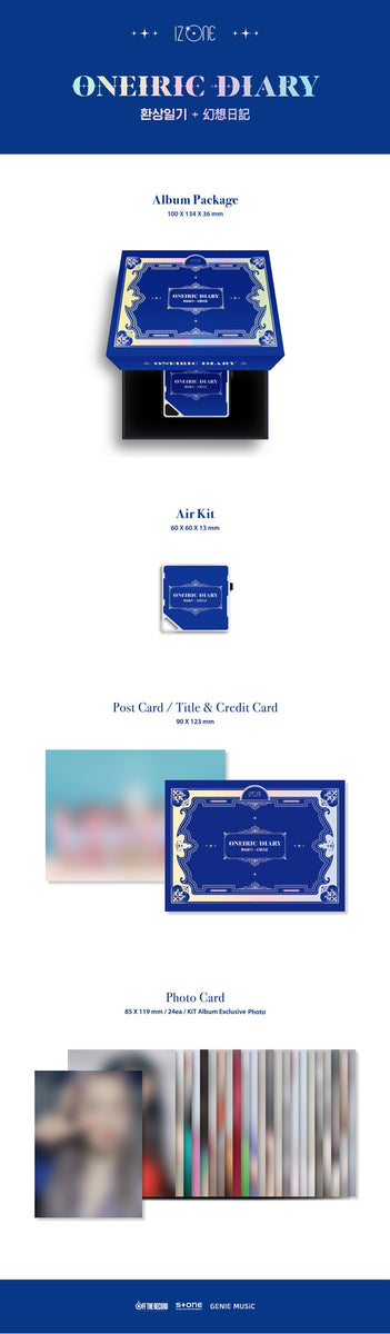 IZ*ONE ONEIRIC DIARY 未開封 3枚セット 1948e3f33ff57ae752283cbf077d18