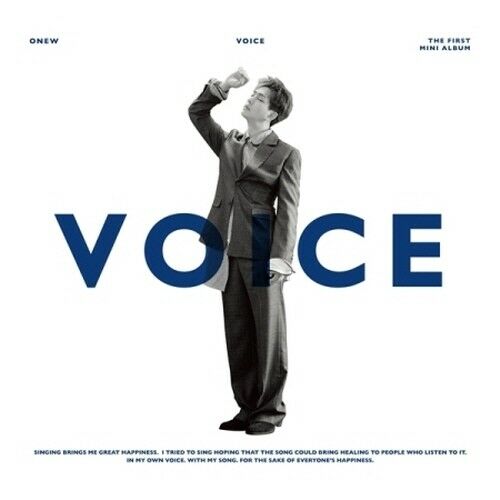 SHINee ONEW VOICE オニュ アルバム 青 【未開封】 Shinee Onew - [Voice] (1st Solo Mini Album RANDOM Version