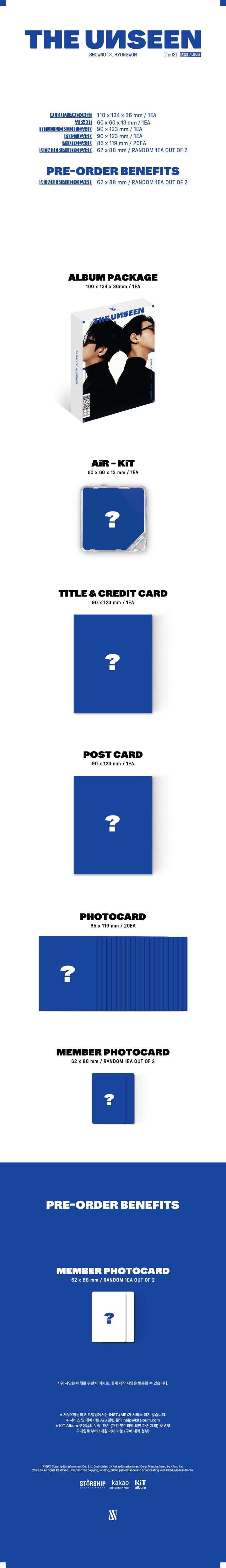 1 Air-KiT
1 Title & Credit Card
1 Postcard
20 Photo Cards
1 Member Photo Card (random out of 2 types)