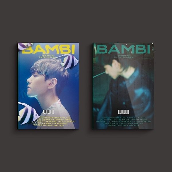 EXO Baekhyun - [Bambi] (3rd Mini Album PHOTOBOOK Version BAMBI Cover)