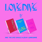 IVE - [LOVE DIVE] 2nd Single Album 3 Version SET