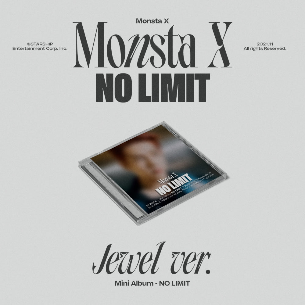 MONSTA X - [NO LIMIT] (10th Mini Album Jewel Case JOOHONEY Version)