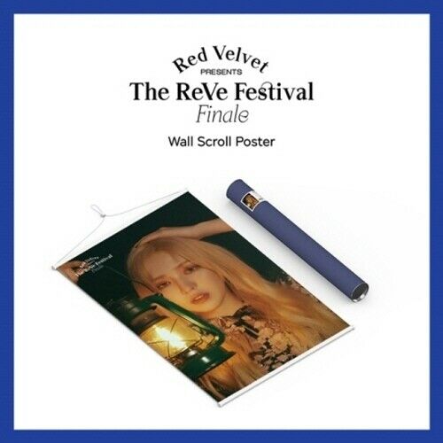 SM Official Goods Red Velvet 'The Reve Festival Finale Wall Scroll Poster' Wendy Version Unfolded Poster In Tube+Message P...