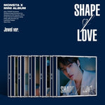 MONSTA X - [SHAPE of LOVE] 11th Mini Album Jewel Case 5 Version SET