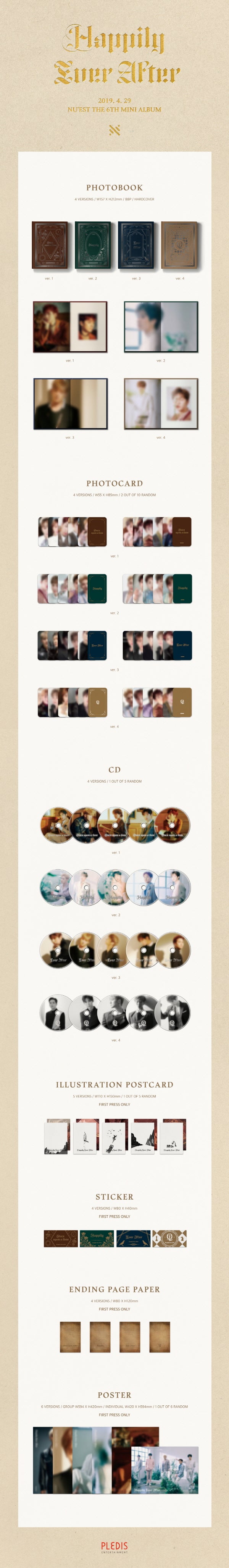 K-POP+アジア Happily Ever After (6th Mini Album) [CD] NU'EST - HAPPILY EVER AFTER 6TH MINI ALBUM : Amazon.sg: Toys