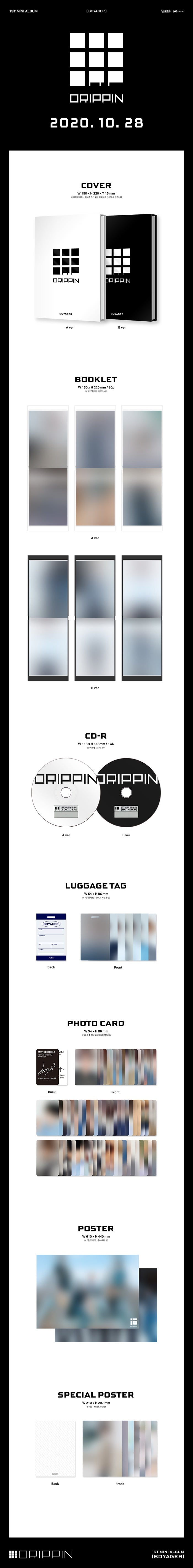 1 CD
1 Booklet (80 pages)
1 Luggage Tag
2 Photo Cards
