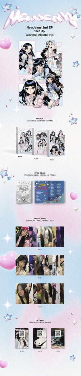 NEWJEANS - [GET UP] (2nd EP WEVERSE Albums C Version