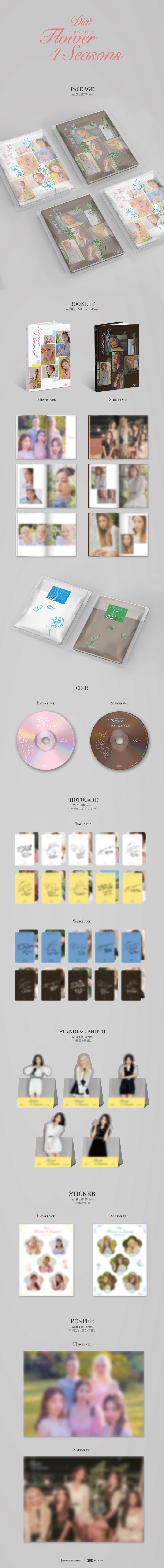 1 CD
1 Booklet (72 pages)
2 Photo Cards
1 Standing Photo
1 Sticker