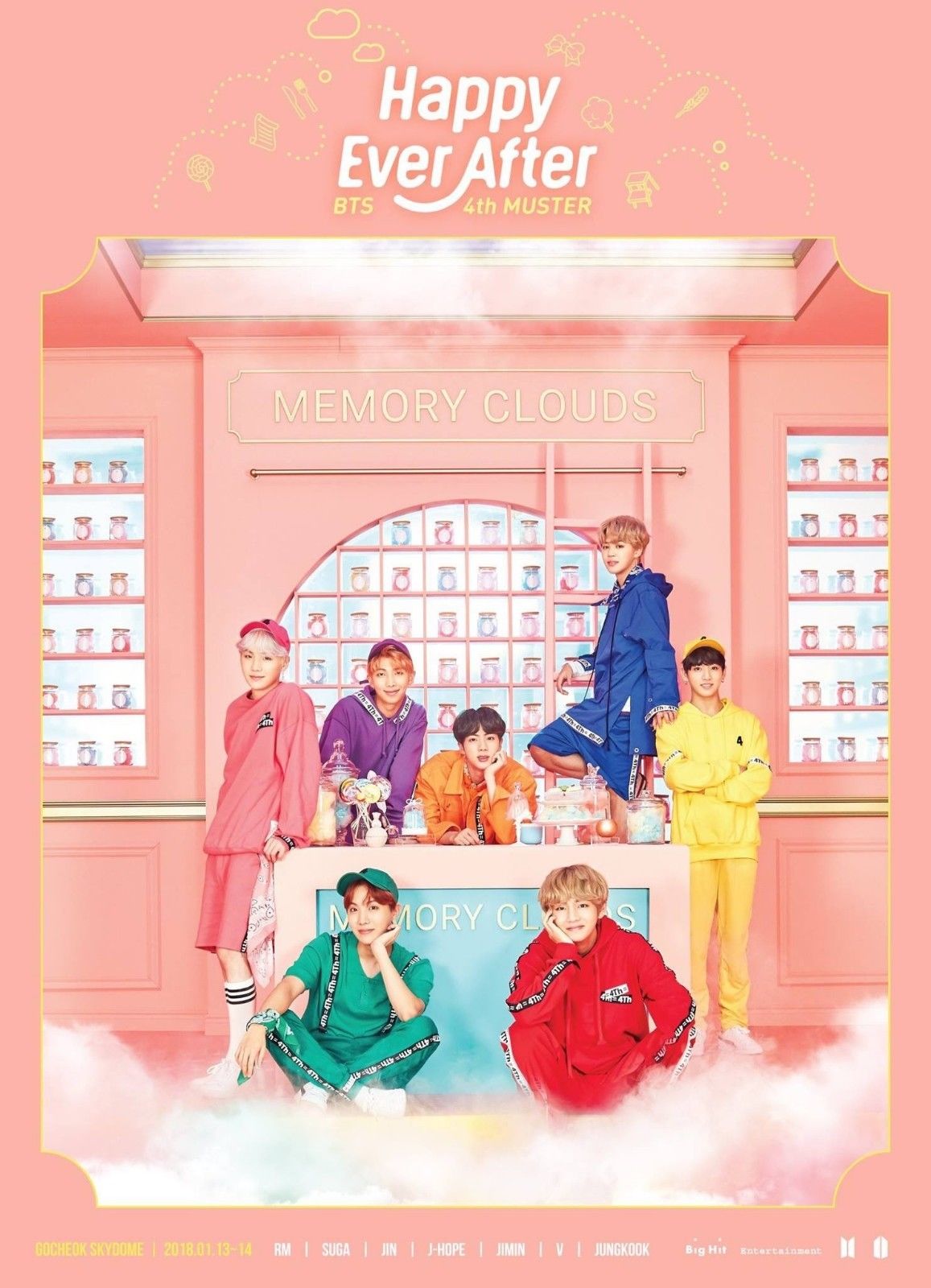 BTS 4TH MUSTER Happy Ever After ハピエバ DVD-