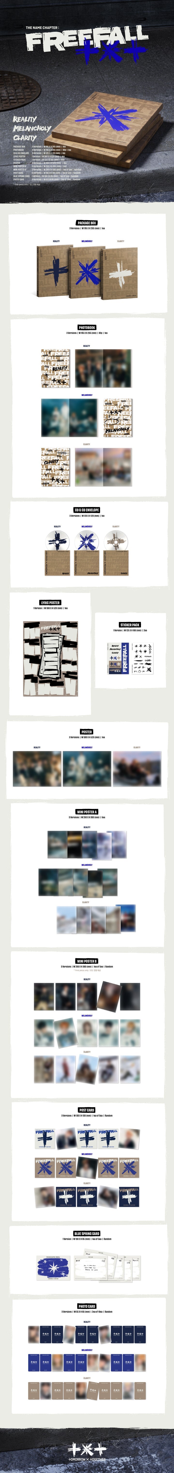 1 CD
1 Photo Book (80 pages)
1 Lyric Poster
2 Stickers
1 Folded Poster
5 Mini Posters A
1 Postcard (random out of 5 types)...
