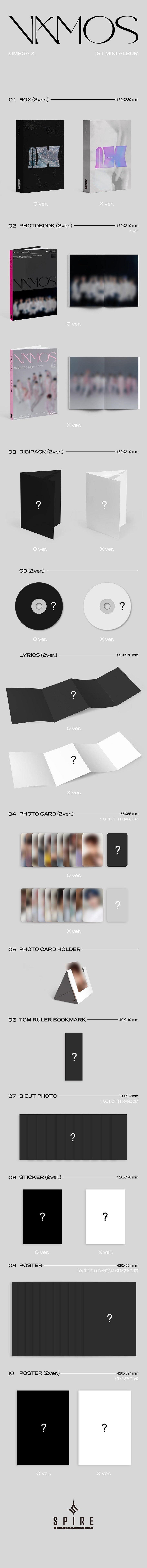 OMEGA X - [VAMOS] (1st Mini Album X Version) – kpopalbums.com