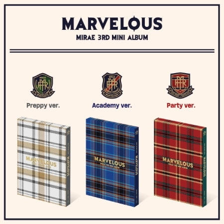 MIRAE - [Marvelous] (3rd Mini Album 3 Version SET)