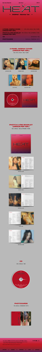 (G)I-DLE - [HEAT] (Special Album DIGIPAK RANDOM Version) – kpopalbums.com