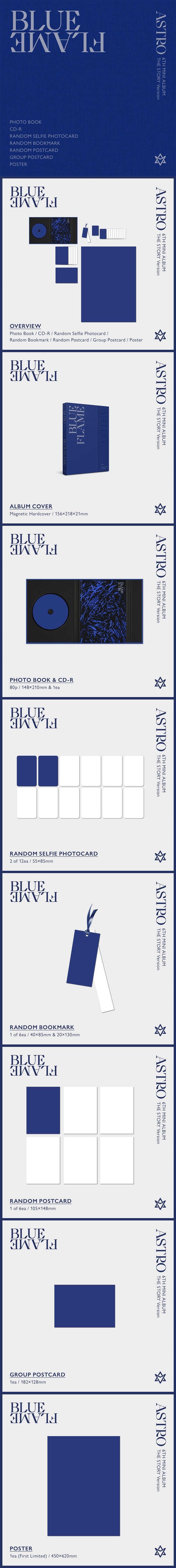 Astro - [Blue Flame] 6th Mini Album THE STORY Version