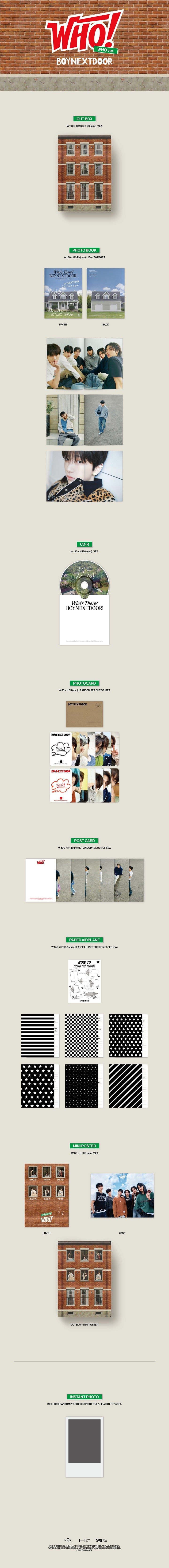 BOYNEXTDOOR - [WHO!] 1st Single Album CRUNCH Version
