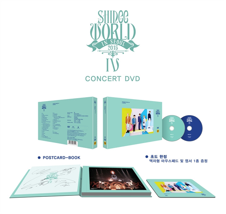 SHINEE - [SHINEE WORLD IV] (THE 4TH CONCERT DVD) – kpopalbums.com
