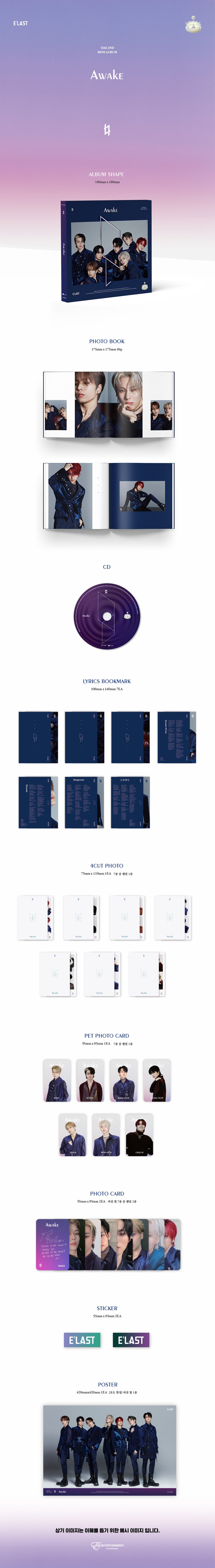 1 CD
1 Photo Book (96 pages)
7 Lyrics Bookmarks
1 4-cut Photo
1 Pet Photo Card
2 Photo Cards
2 Stickers