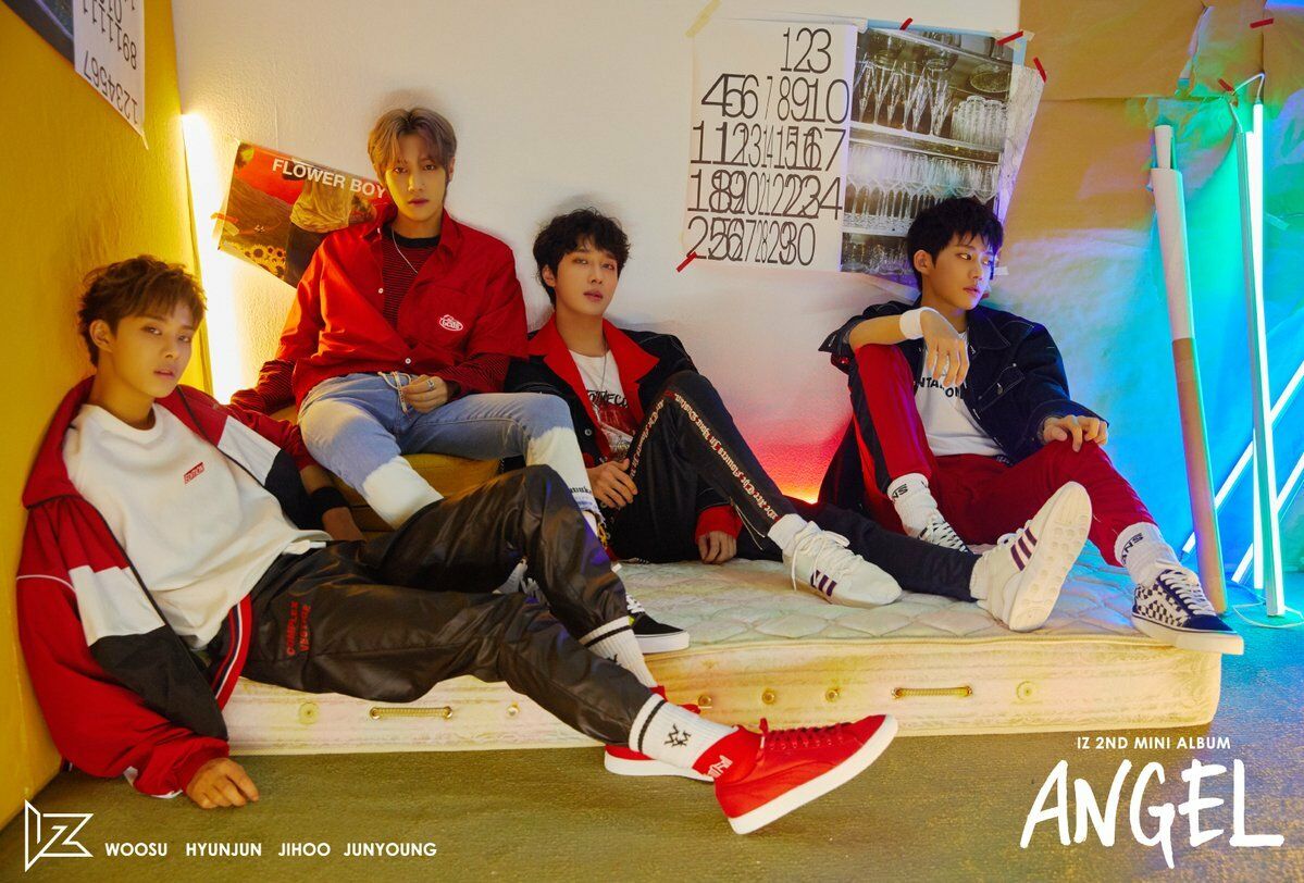 IZ 2nd Mini Album < ANGEL > The 2nd Mini Album < ANGEL > of the 4-member idol band 'IZ', which is pursuing a big dream of ...