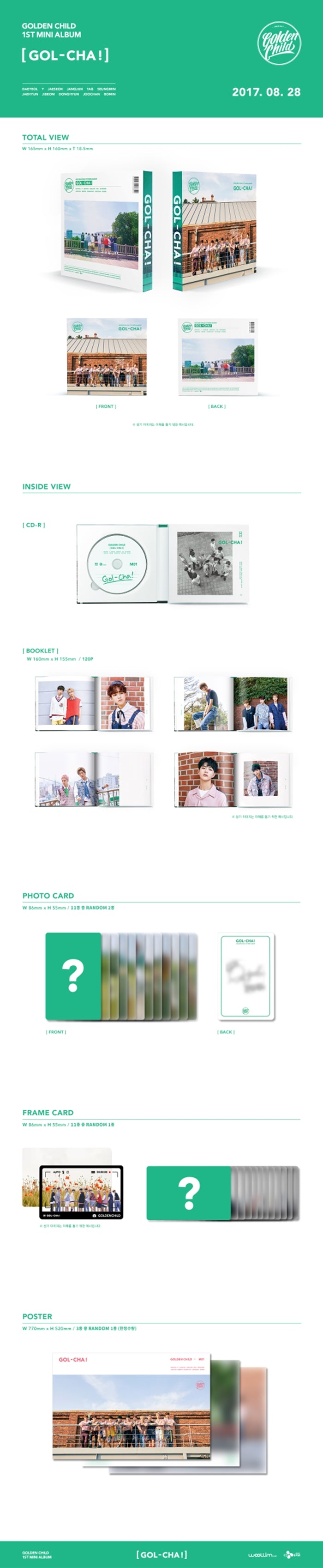 1 CD
1 Booklet (120 pages)
2 Photo Cards
1 Frame