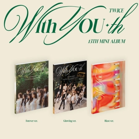 TWICE - [WITH YOU-TH] 13th Mini Album 3 Version SET