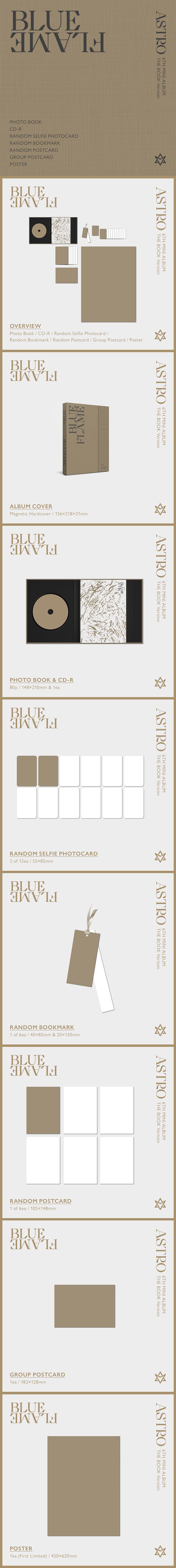 Astro - Blue Flame [Story Ver.] Signed Autographed CD Album