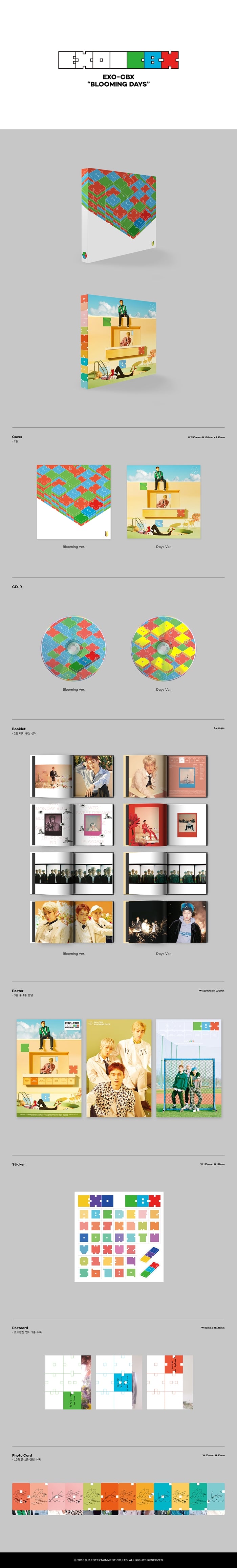 1 CD
1 Booklet (64 pages)
1 Photo Card
1 Sticker