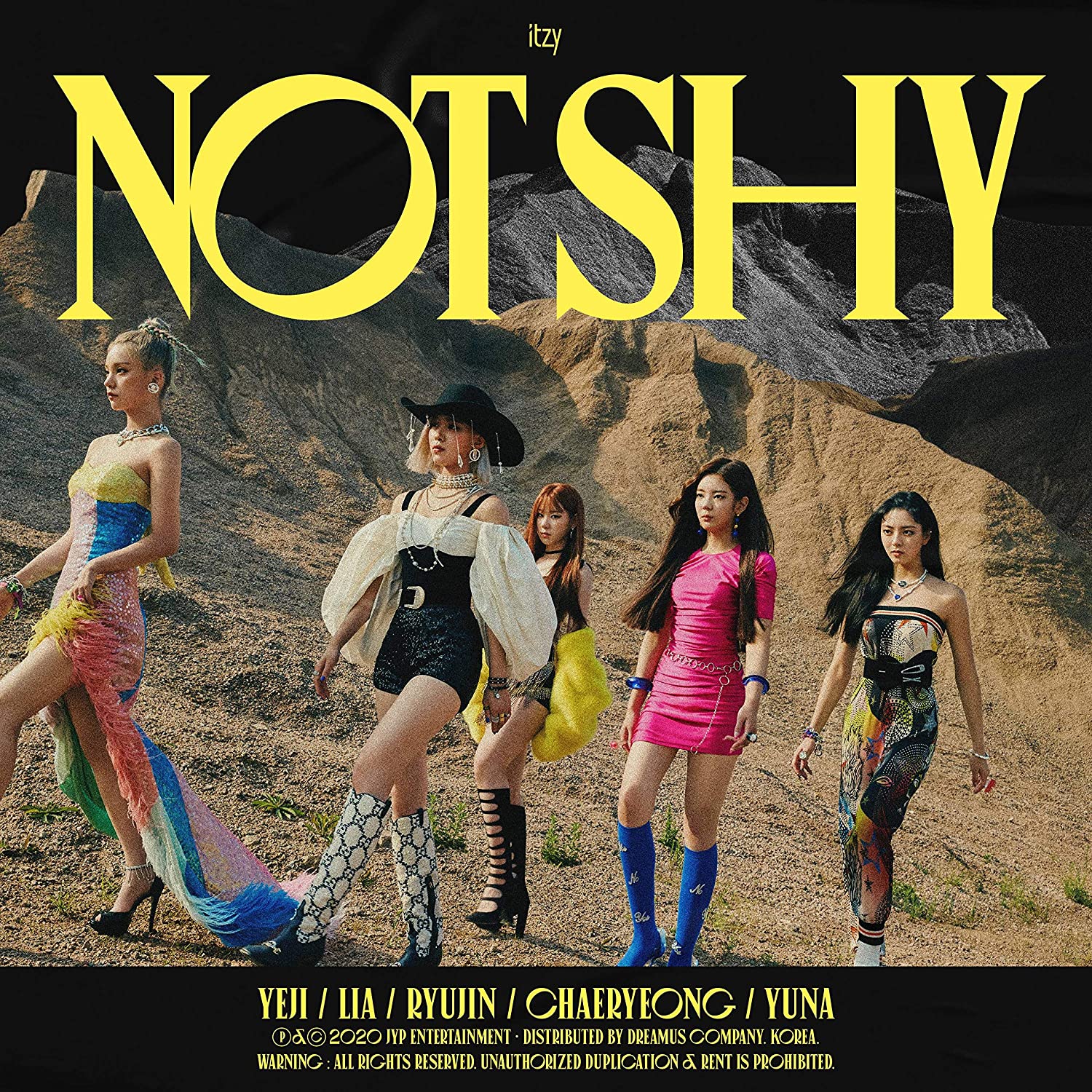 ITZY - [Not Shy] 3rd Mini Album 3 Version SET