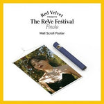 SM Official Goods Red Velvet 'The Reve Festival Finale Wall Scroll Poster' Seulgi Version Unfolded Poster In Tube+Message PhotoCard SET+Tracking Kpop Sealed